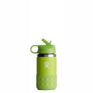 Hydro Flask Kids Hydration Wide Mouth with Straw Lid 12oz/352ml Seagrass