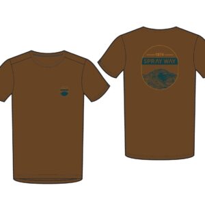 Sprayway Clip Men’s Tee – Burnt Caramel