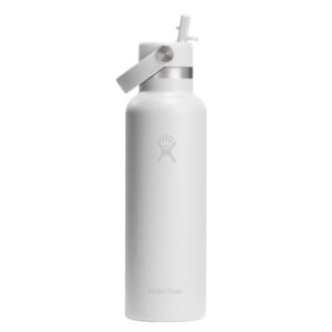 Hydro Flask Standard Mouth with Flex Straw Cap 21oz/621ml White