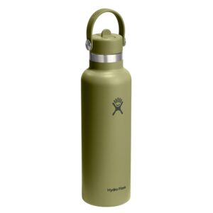 Hydro Flask Standard Mouth with Flex Straw Cap 21oz/621ml Palmer Green