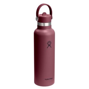 Hydro Flask Standard Mouth with Flex Straw Cap 21oz/621ml Burgundy