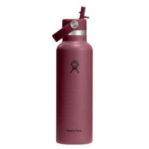 Hydro Flask Standard Mouth with Flex Straw Cap 21oz/621ml Burgundy