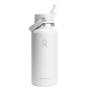 Hydro Flask Wide Mouth with Flex Straw Cap 32oz/946ml White