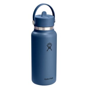 Hydro Flask Wide Mouth with Flex Straw Cap 32oz/946ml Harbour Blue