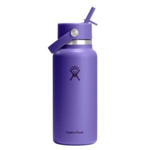 Hydro Flask Wide Mouth with Flex Straw Cap 32oz/946ml Utopia Purple